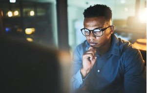 Man at computer